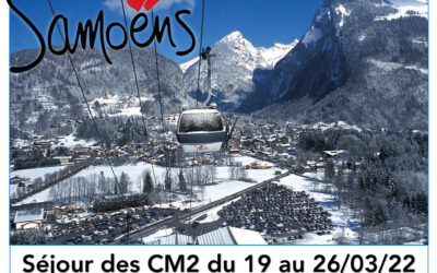 Séjour des CM2 à Samoëns, du 19 au 26 mars 2022